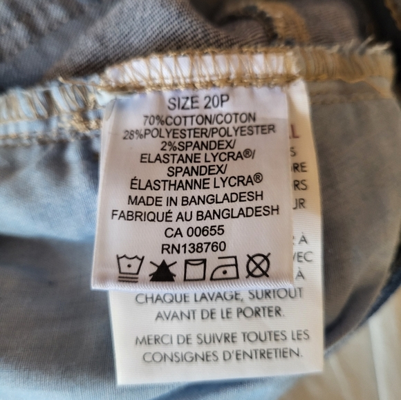 NEW DC Jeans Blue Womem Jeans, Size 20P - Picture 6 of 8